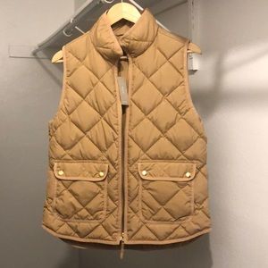 J.Crew Quilted Jacket Camel